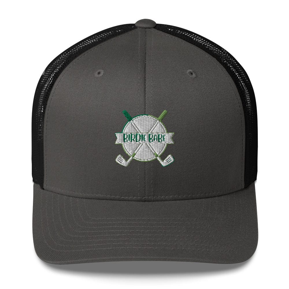 Funny Golfer Gifts  Trucker Hat Charcoal/ Black Birdie Babe Trucker Hat