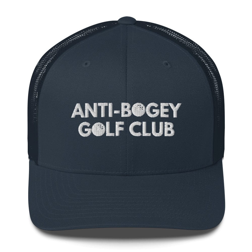 Funny Golfer Gifts  Trucker Hat Navy Anti-Bogey Golf Club Hat Trucker Hat