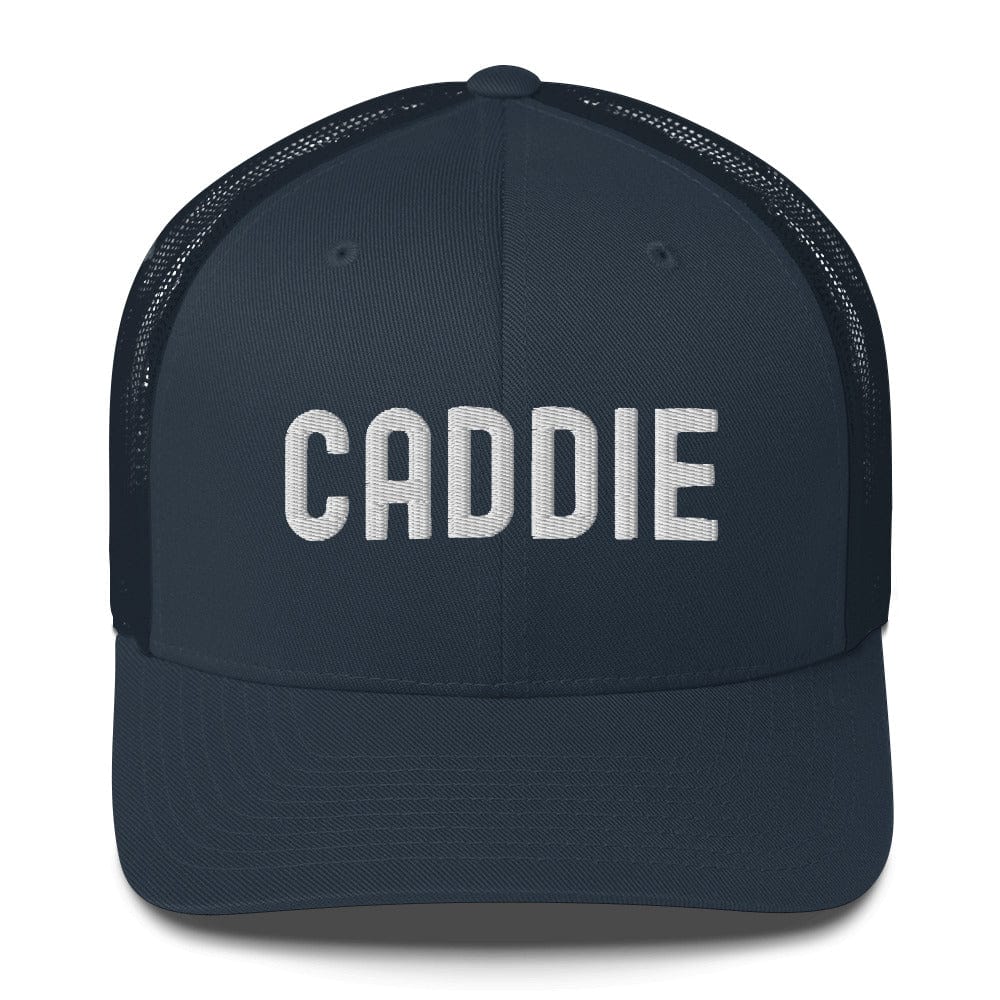 Funny Golfer Gifts  Trucker Hat Navy Caddie Trucker Hat