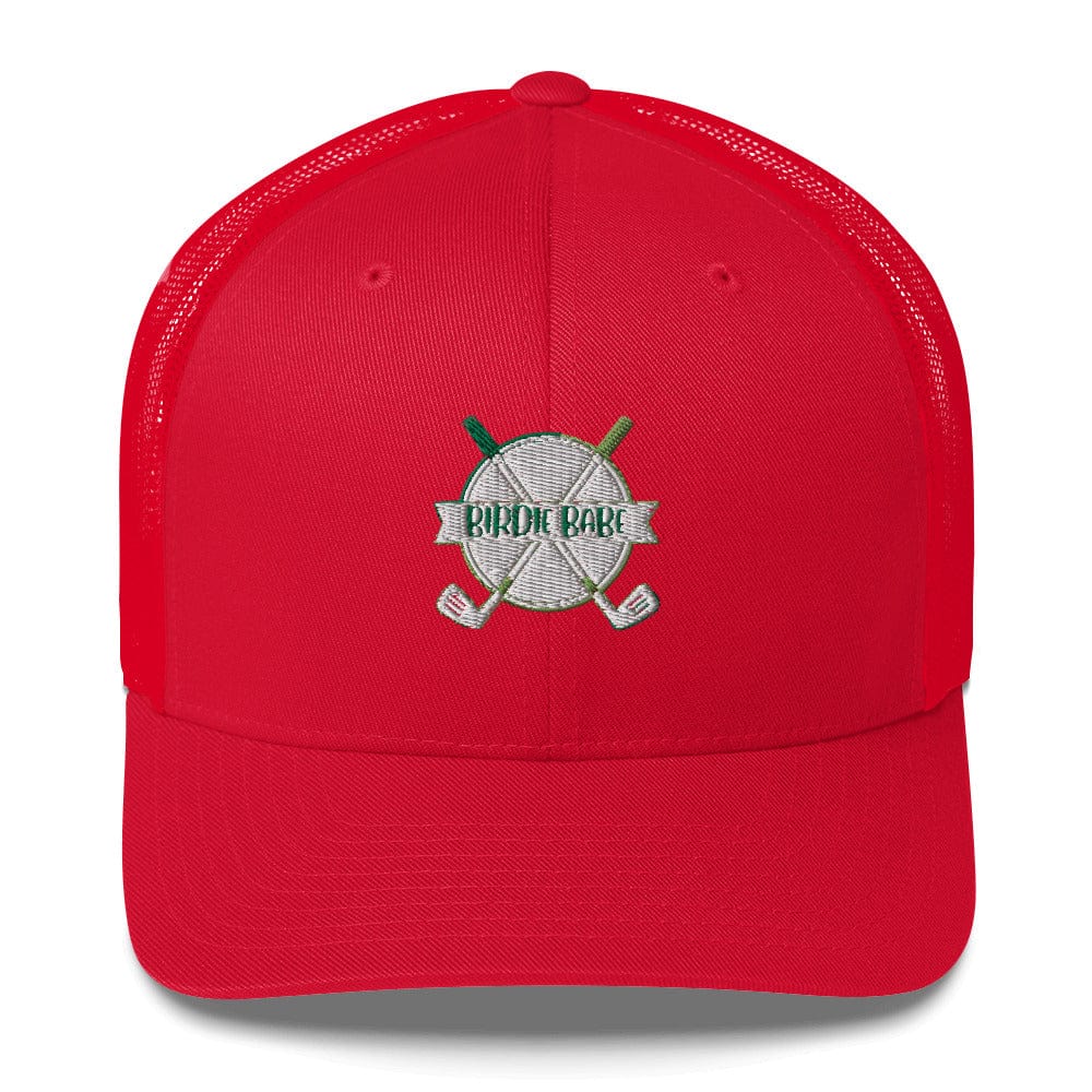 Funny Golfer Gifts  Trucker Hat Red Birdie Babe Trucker Hat