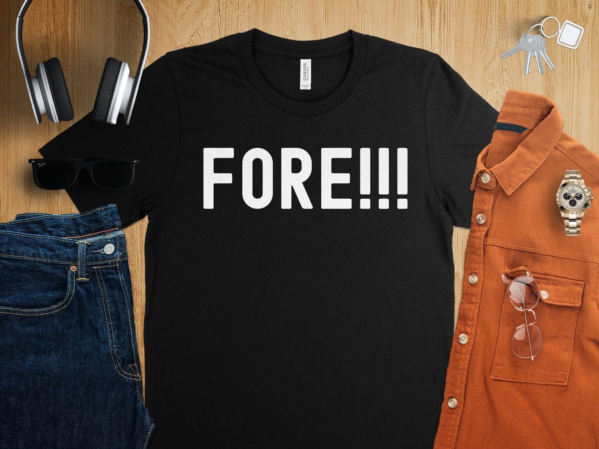 Funny Golfer Gifts  TShirt Fore Golf T-Shirt