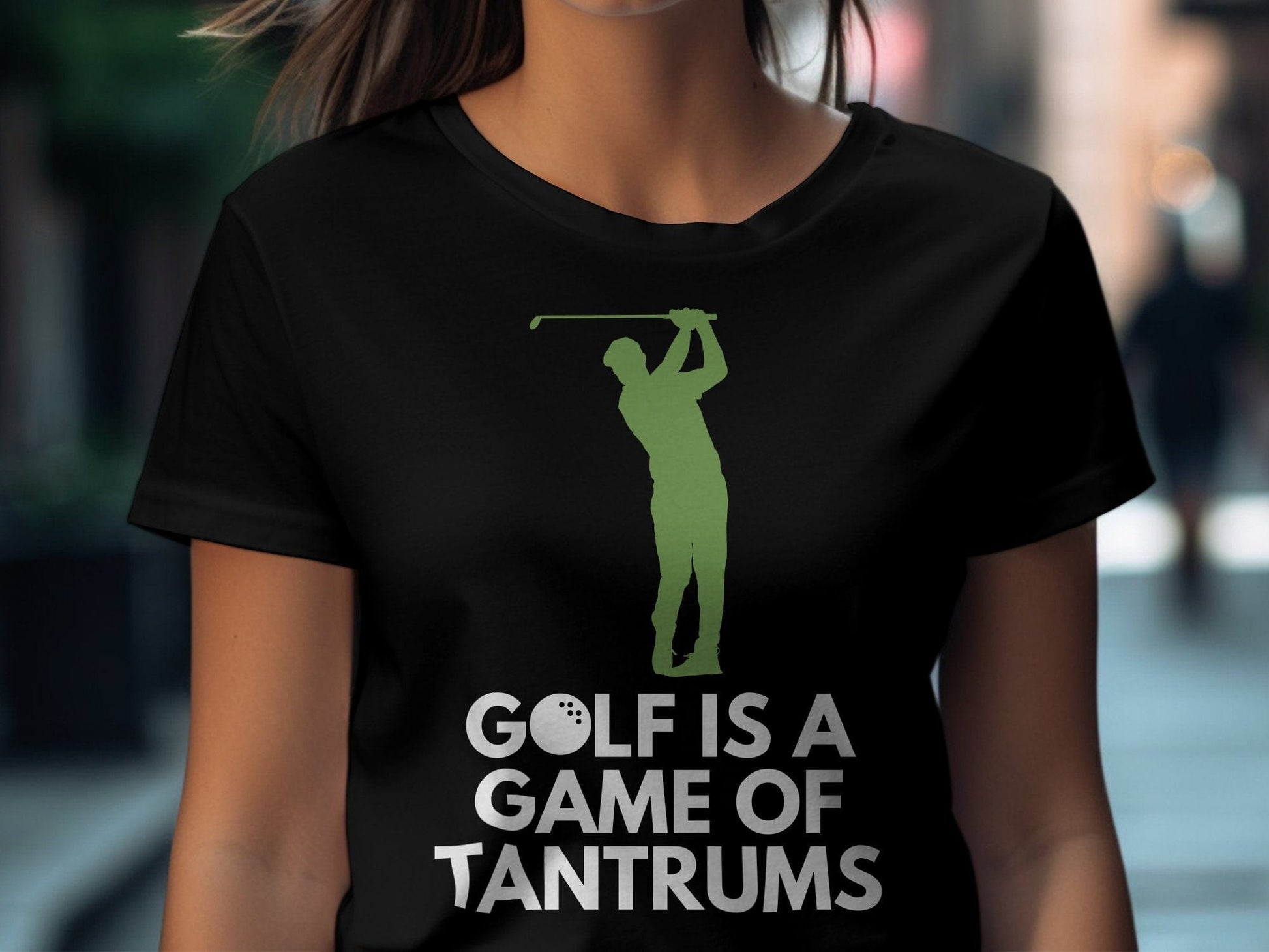 Funny Golfer Gifts  TShirt Golf is a Game of Tantrums Golf T-Shirt