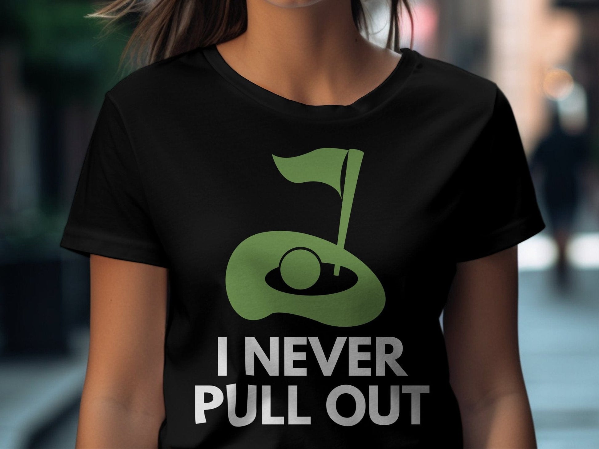 Funny Golfer Gifts  TShirt I Never Pull Out Golf TShirt