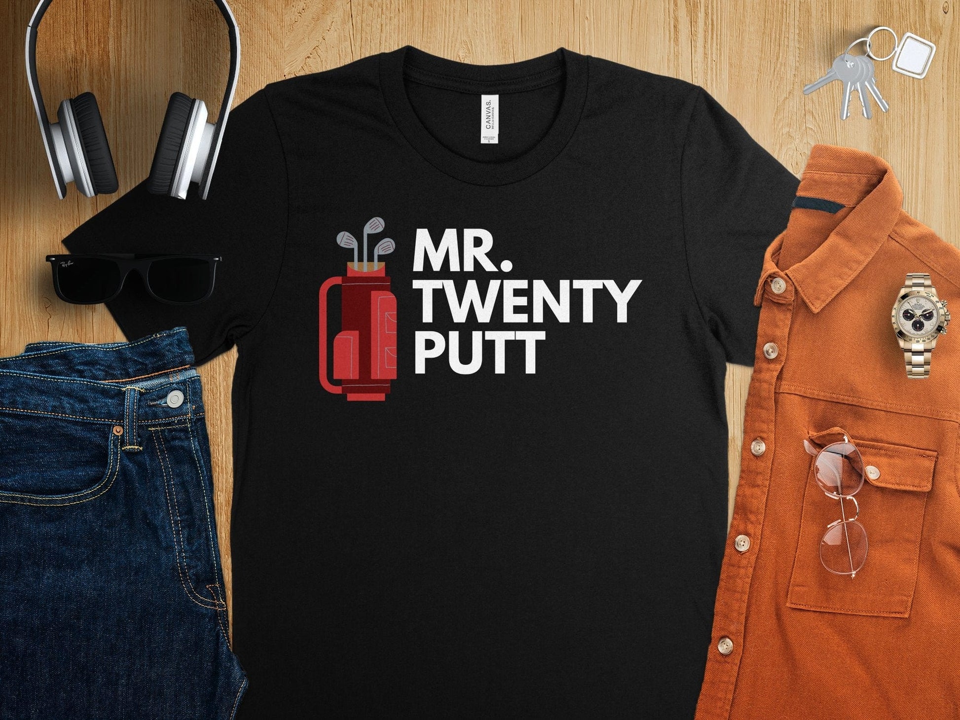 Funny Golfer Gifts  TShirt Mr Twenty Putt Golf T-Shirt