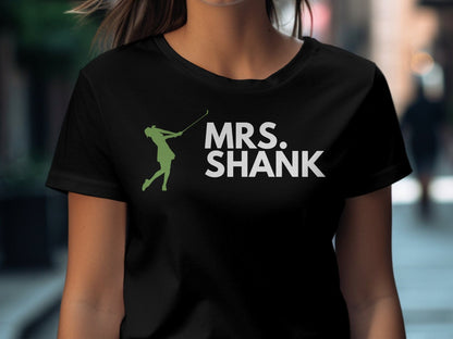 Funny Golfer Gifts  TShirt Mrs Shank Golf T-Shirt