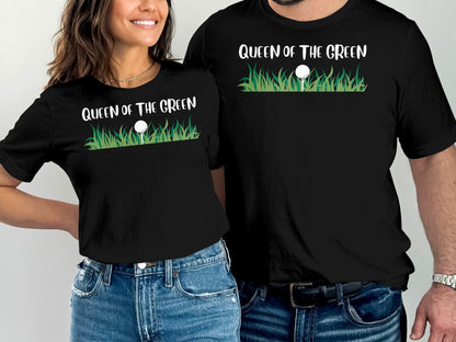 Funny Golfer Gifts  TShirt Queen of the Green Golf T-Shirt
