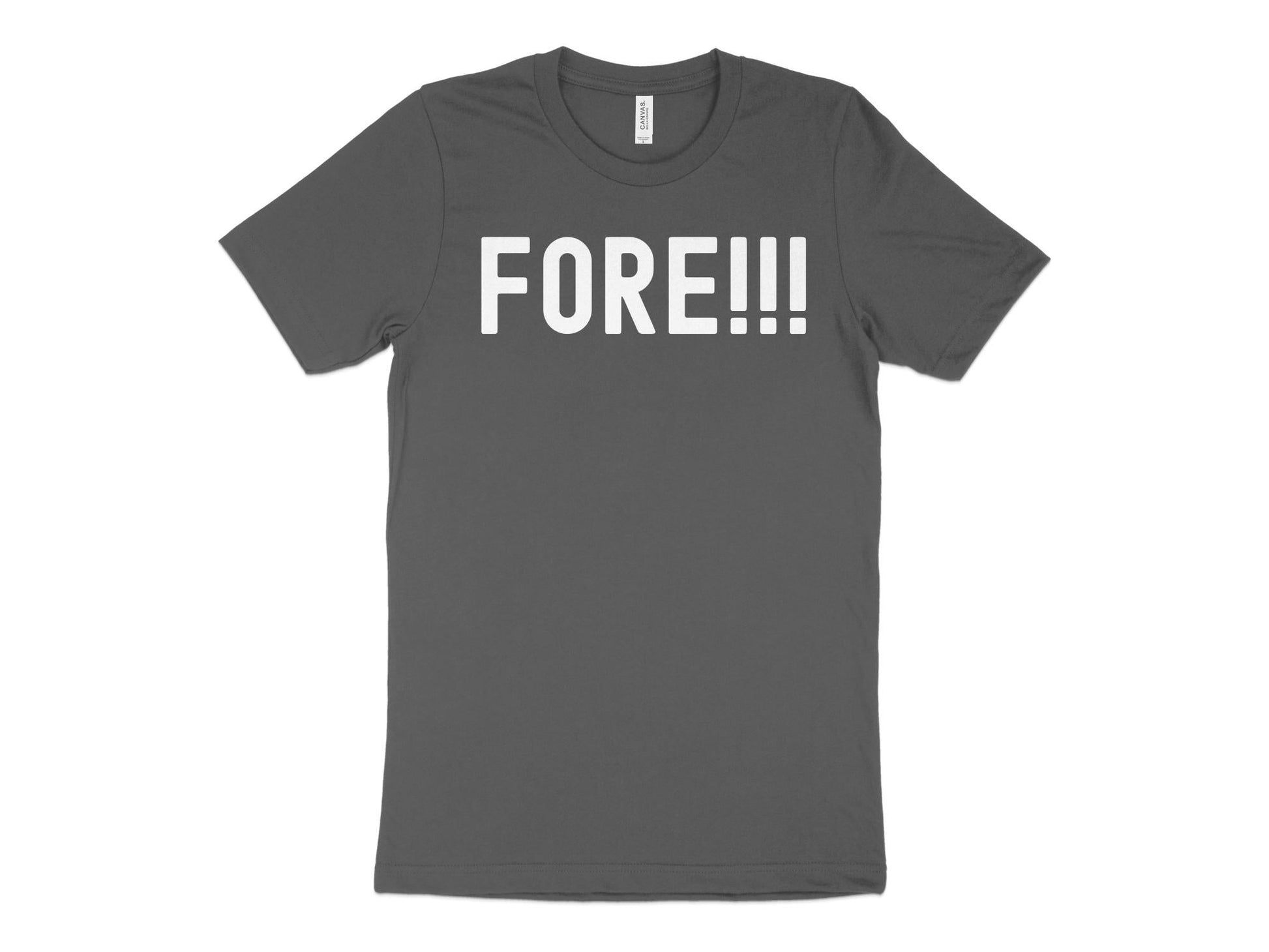 Funny Golfer Gifts  TShirt XS / Asphalt Fore Golf T-Shirt