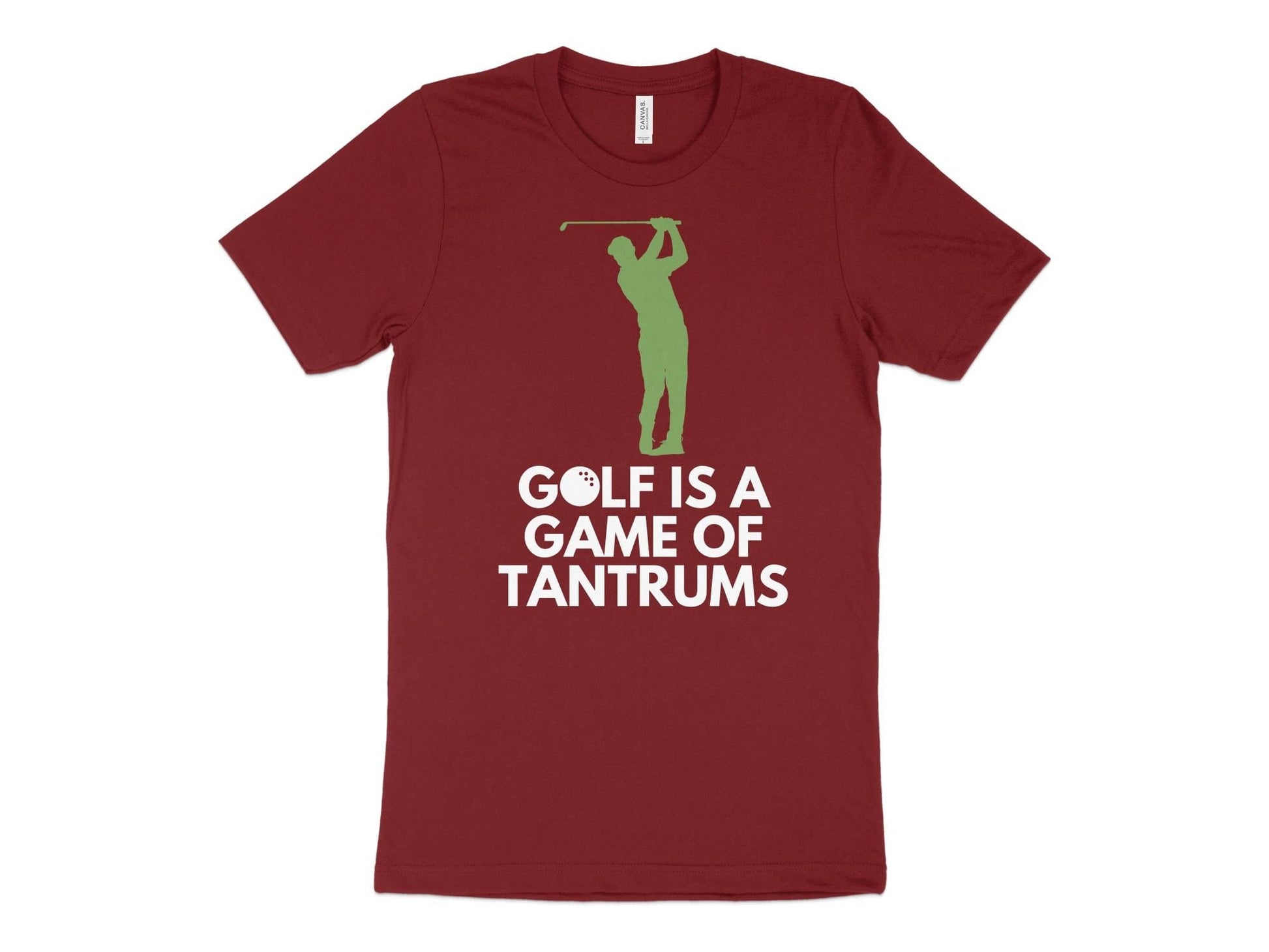 Funny Golfer Gifts  TShirt XS / Cardinal Golf is a Game of Tantrums Golf T-Shirt