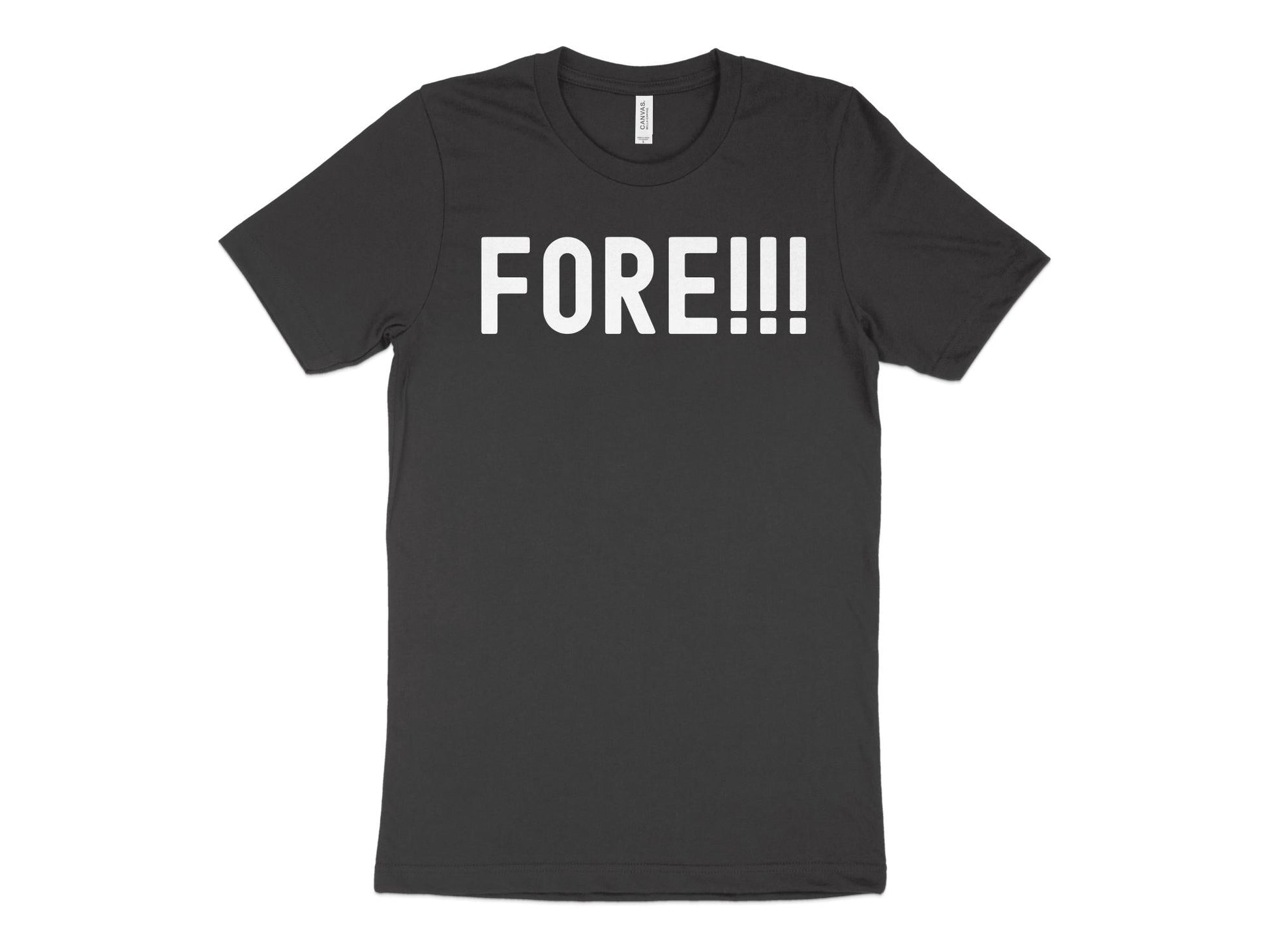 Funny Golfer Gifts  TShirt XS / Dark Grey Heather Fore Golf T-Shirt