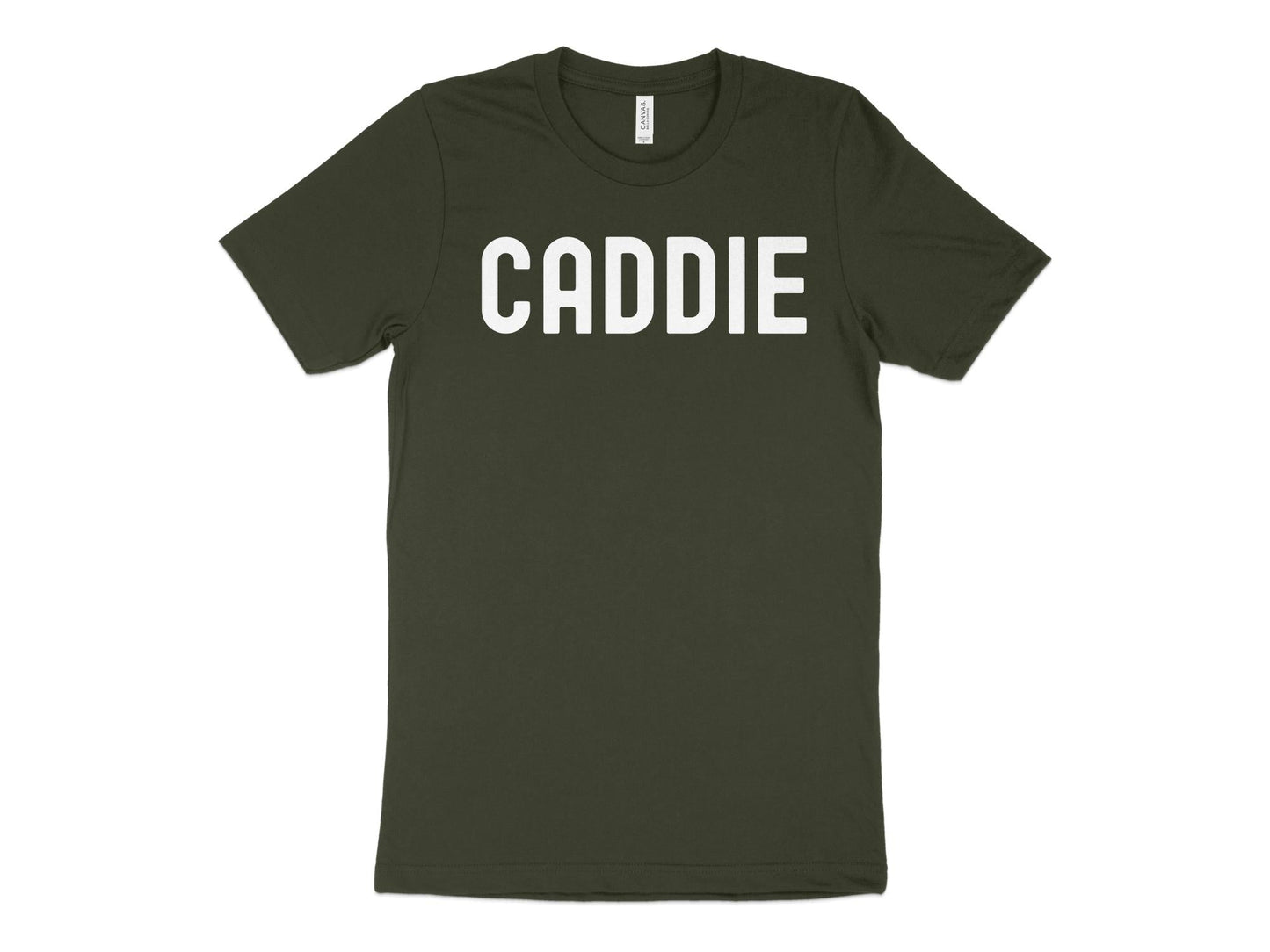 Funny Golfer Gifts  TShirt XS / Dark Olive Caddie Golf T-Shirt