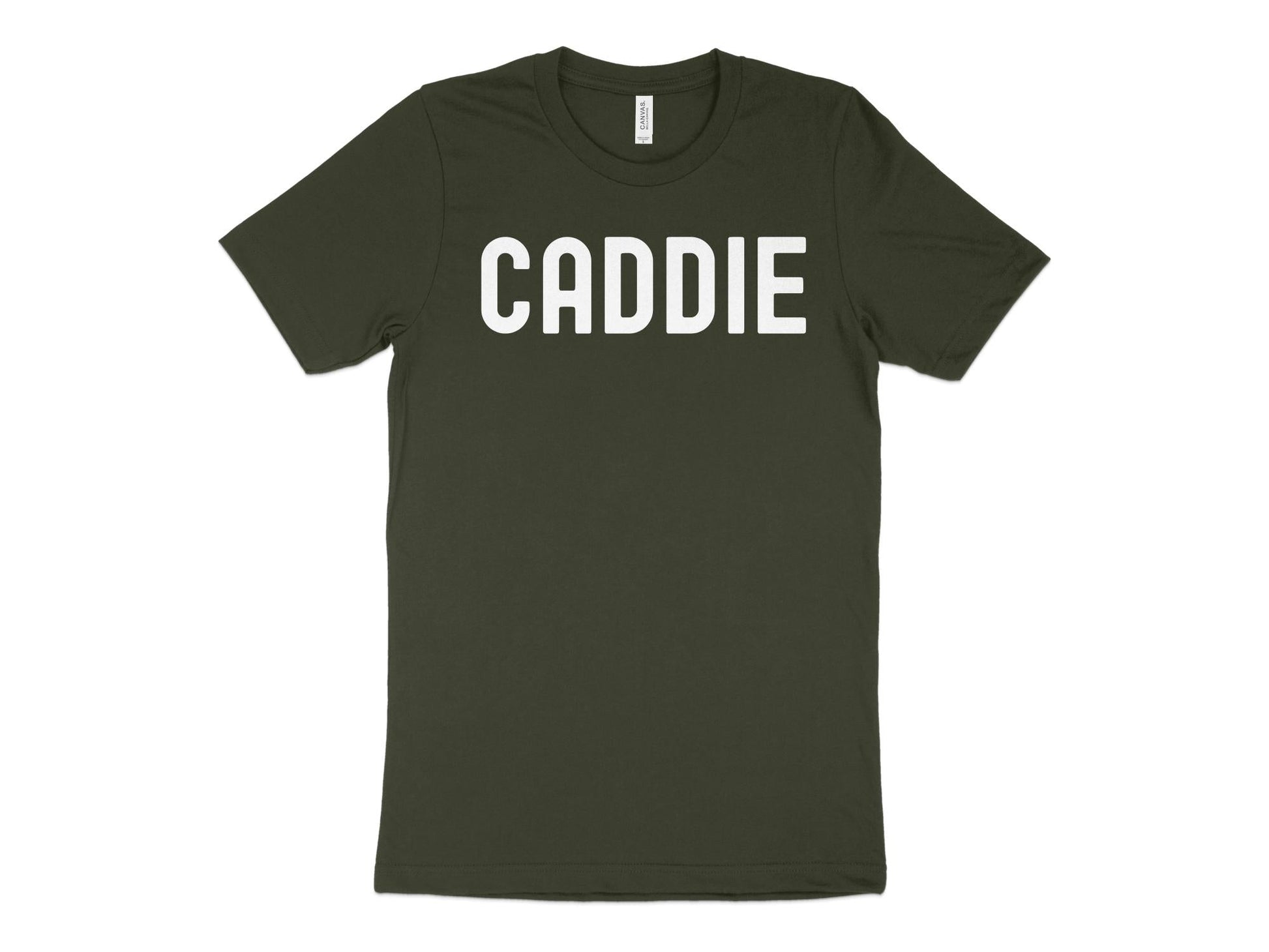 Funny Golfer Gifts  TShirt XS / Dark Olive Caddie Golf T-Shirt