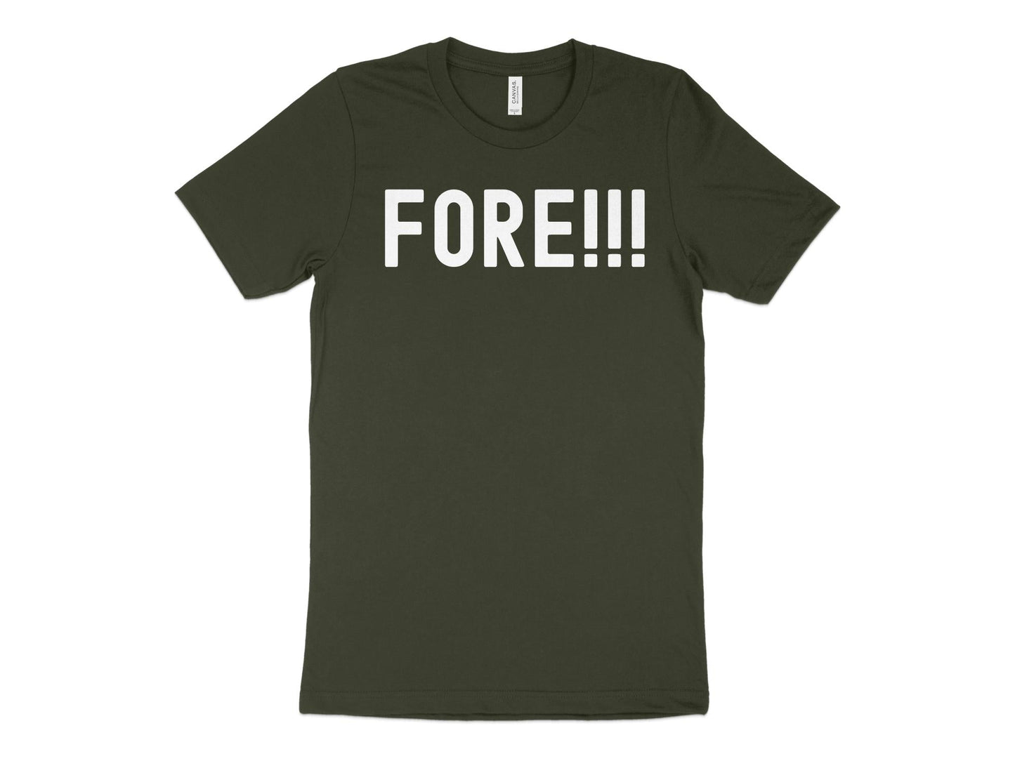 Funny Golfer Gifts  TShirt XS / Dark Olive Fore Golf T-Shirt