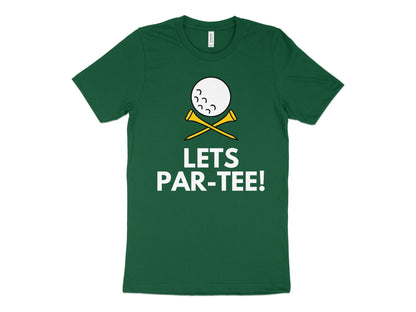 Funny Golfer Gifts  TShirt XS / Kelly Lets Par-tee Golf T-Shirt