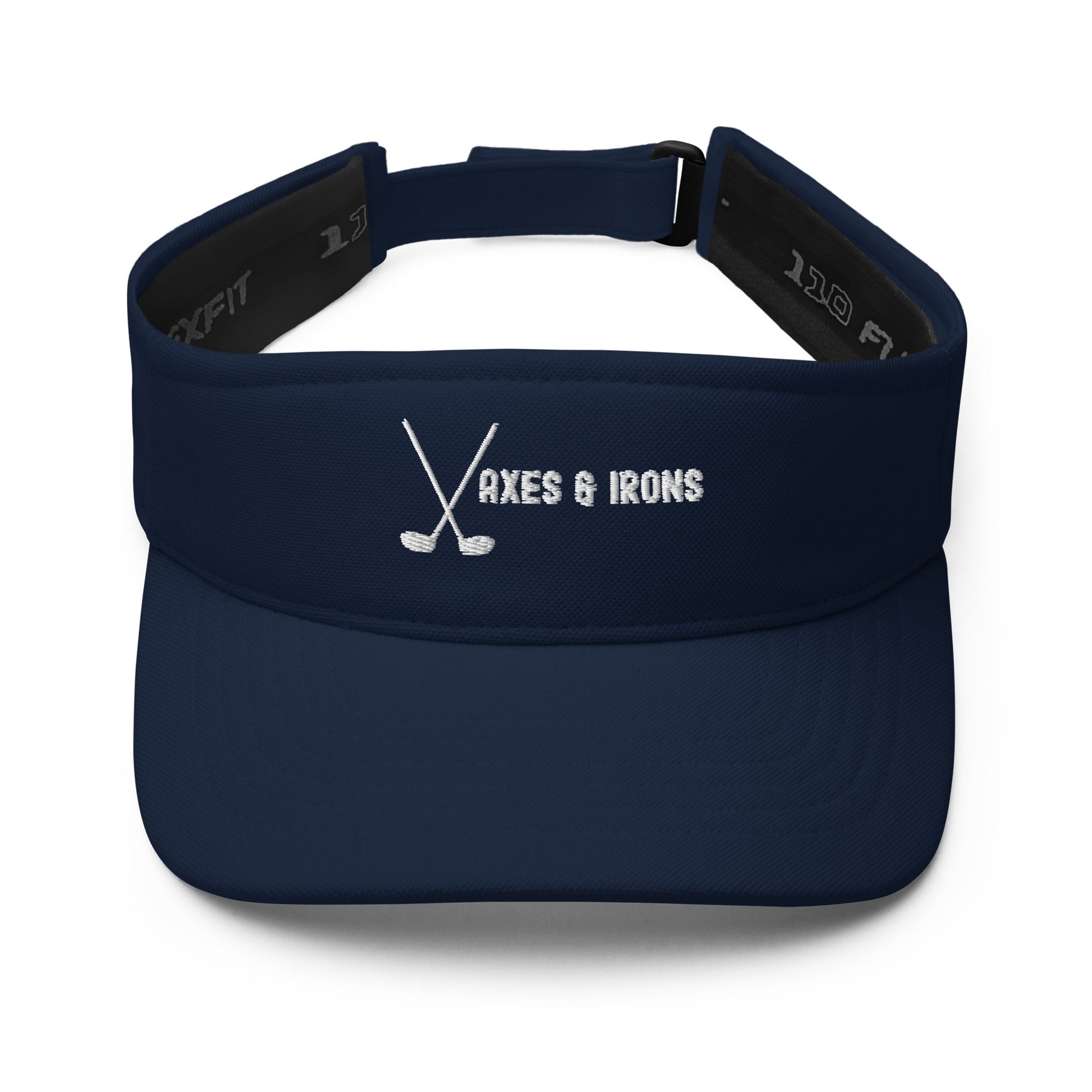 Funny Golfer Gifts  Visor Navy Axes and Irons Visor