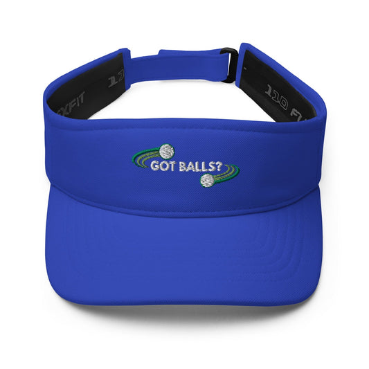 Funny Golfer Gifts  Visor Royal Got Balls Visor