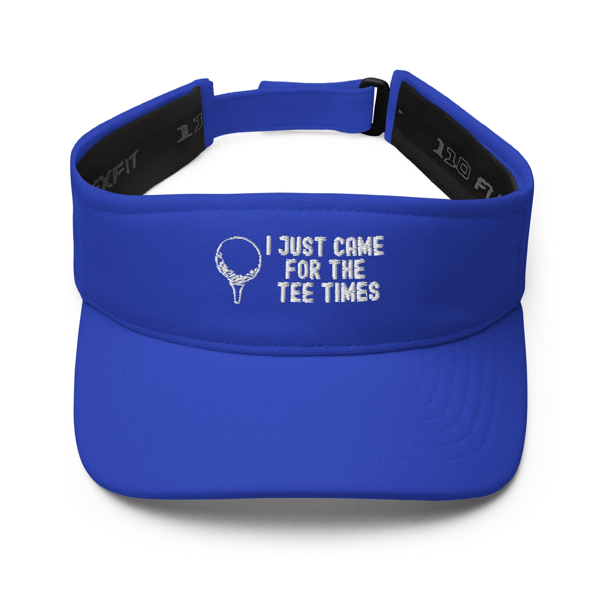 Funny Golfer Gifts  Visor Royal I Just Came For The Tee Times Visor