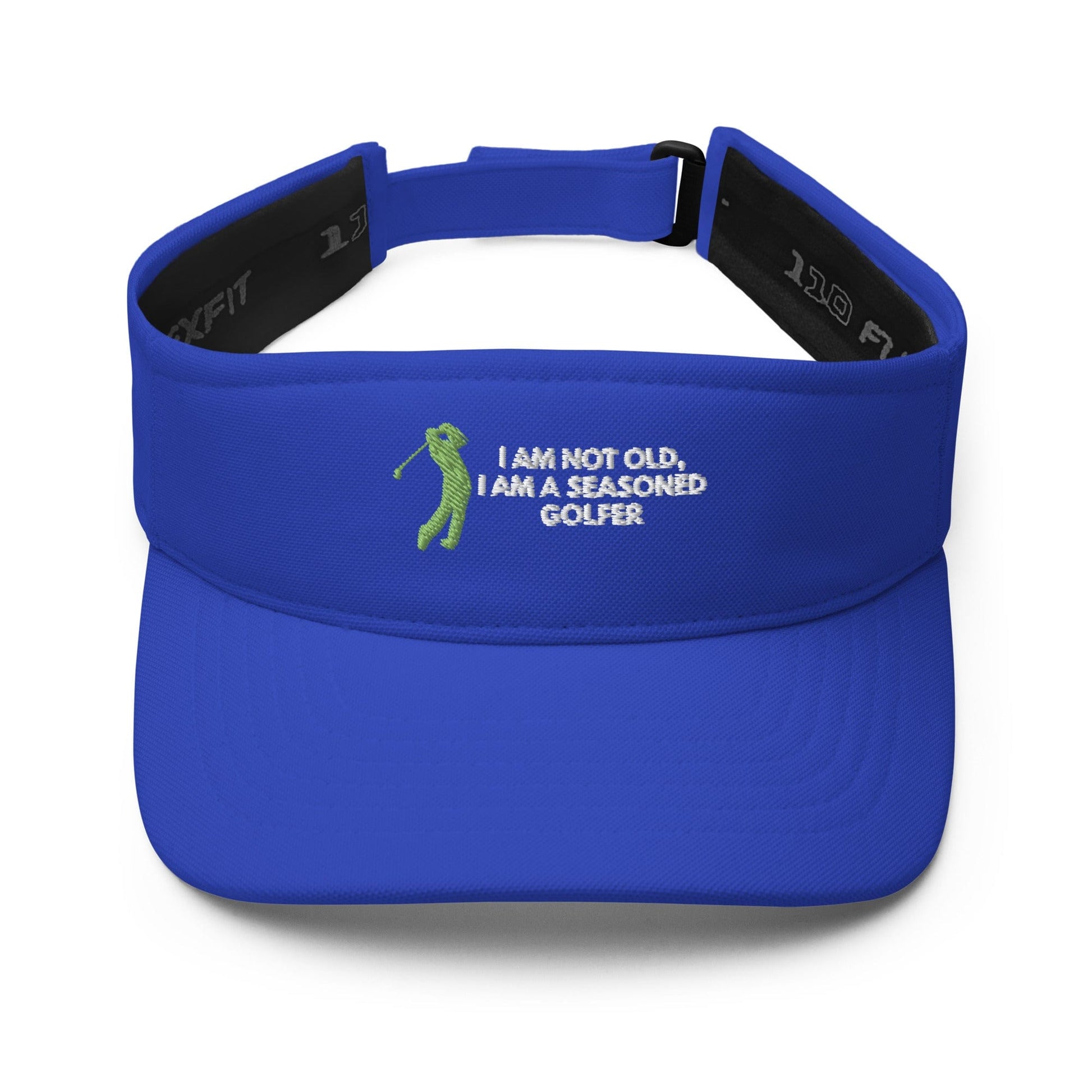 Funny Golfer Gifts  Visor Royal Im Not Old I Am A Seasoned Golfer Visor