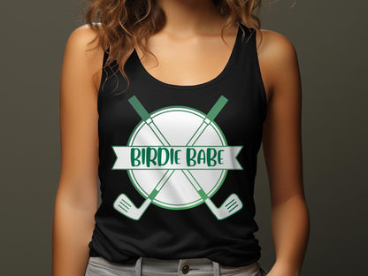 Funny Golfer Gifts  Womens Tank Top Birdie Babe Golf Womans Tank Top