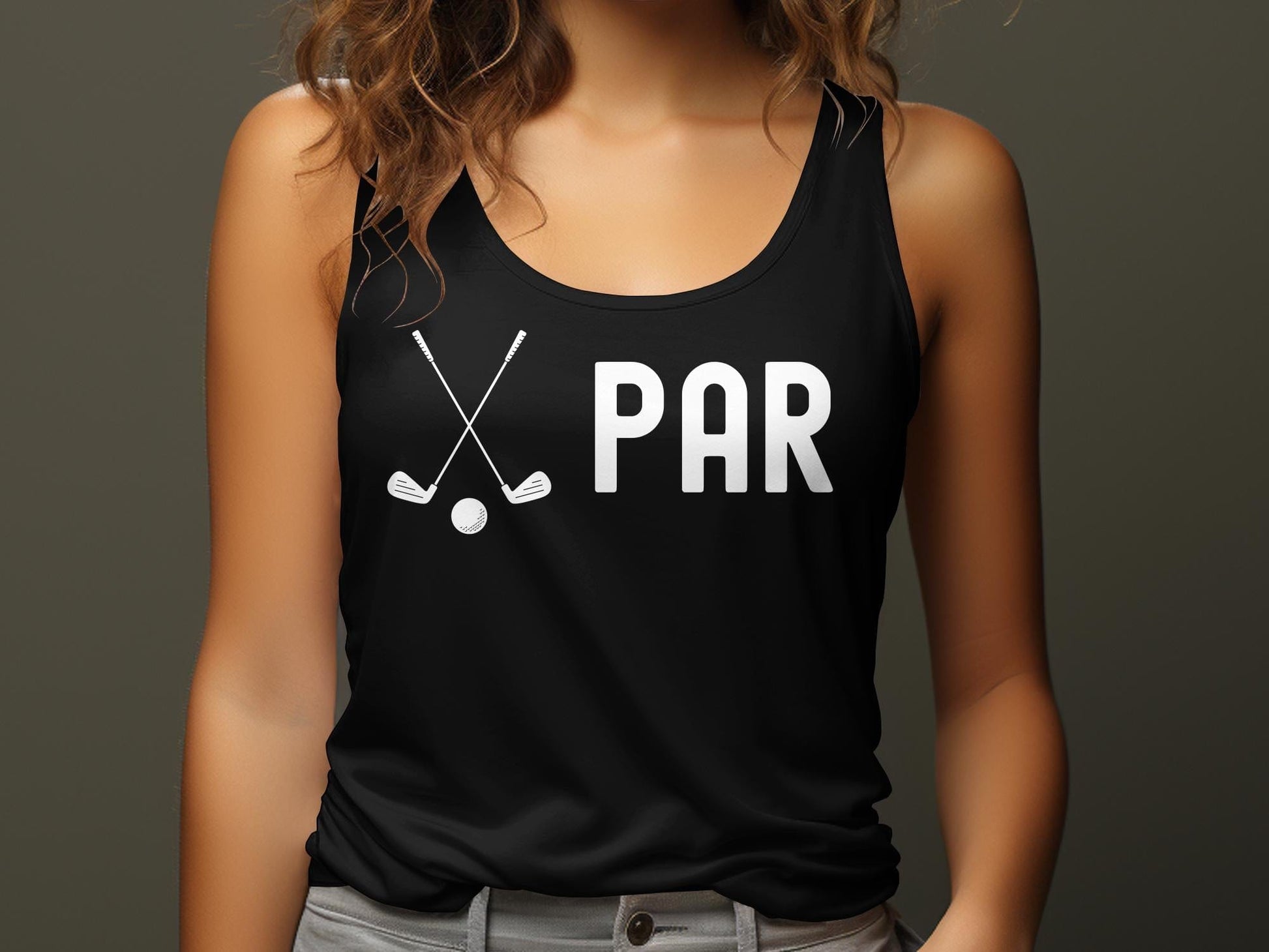 Funny Golfer Gifts  Womens Tank Top Par Golf Womans Tank Top