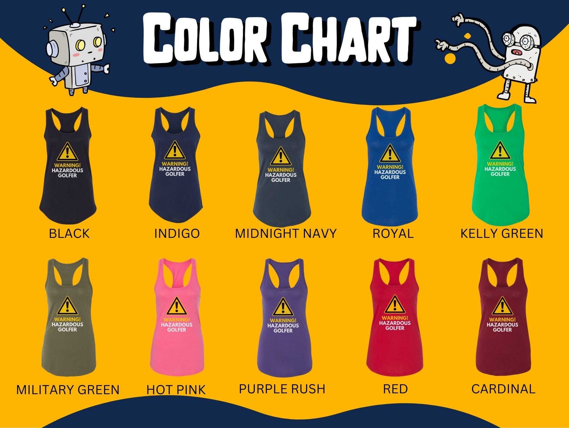 Funny Golfer Gifts  Womens Tank Top Warning Hazardous Golfer Golf Womans Tank Top