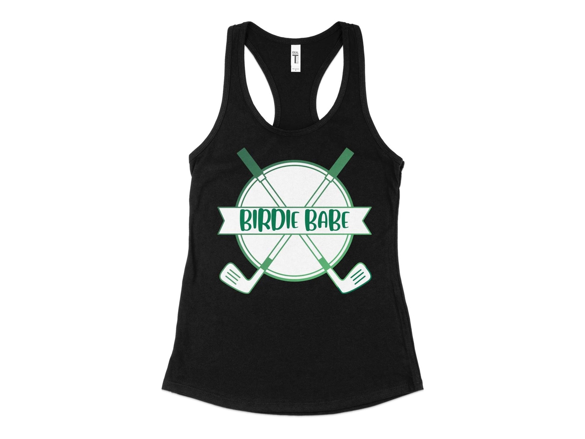 Funny Golfer Gifts  Womens Tank Top XS / Black Birdie Babe Golf Womans Tank Top
