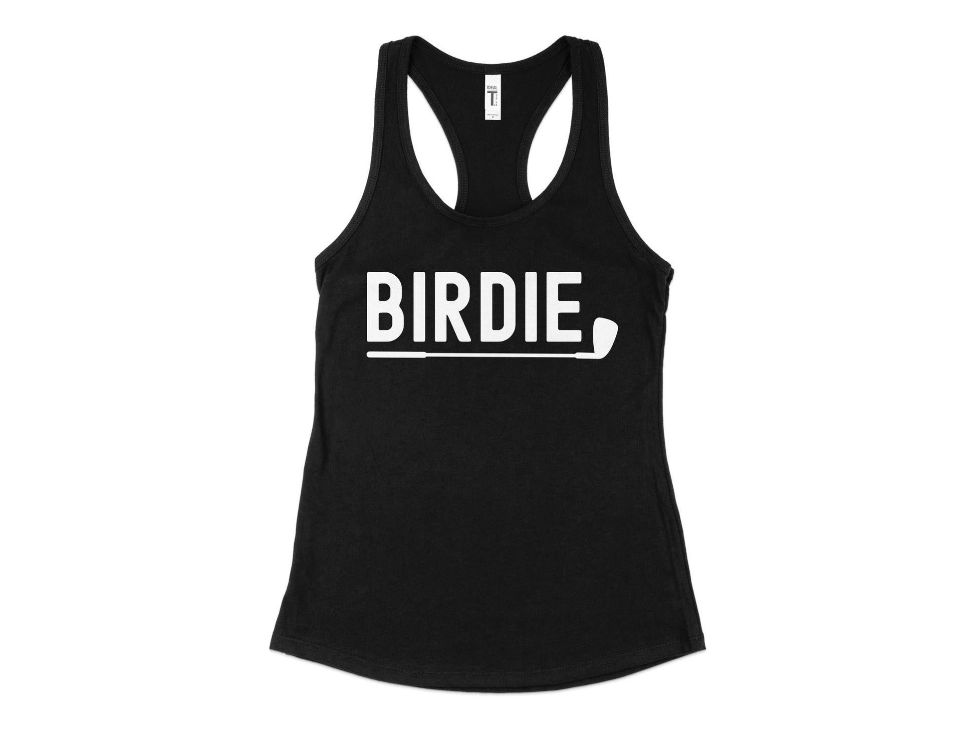 Funny Golfer Gifts  Womens Tank Top XS / Black Birdie Golf Womans Tank Top