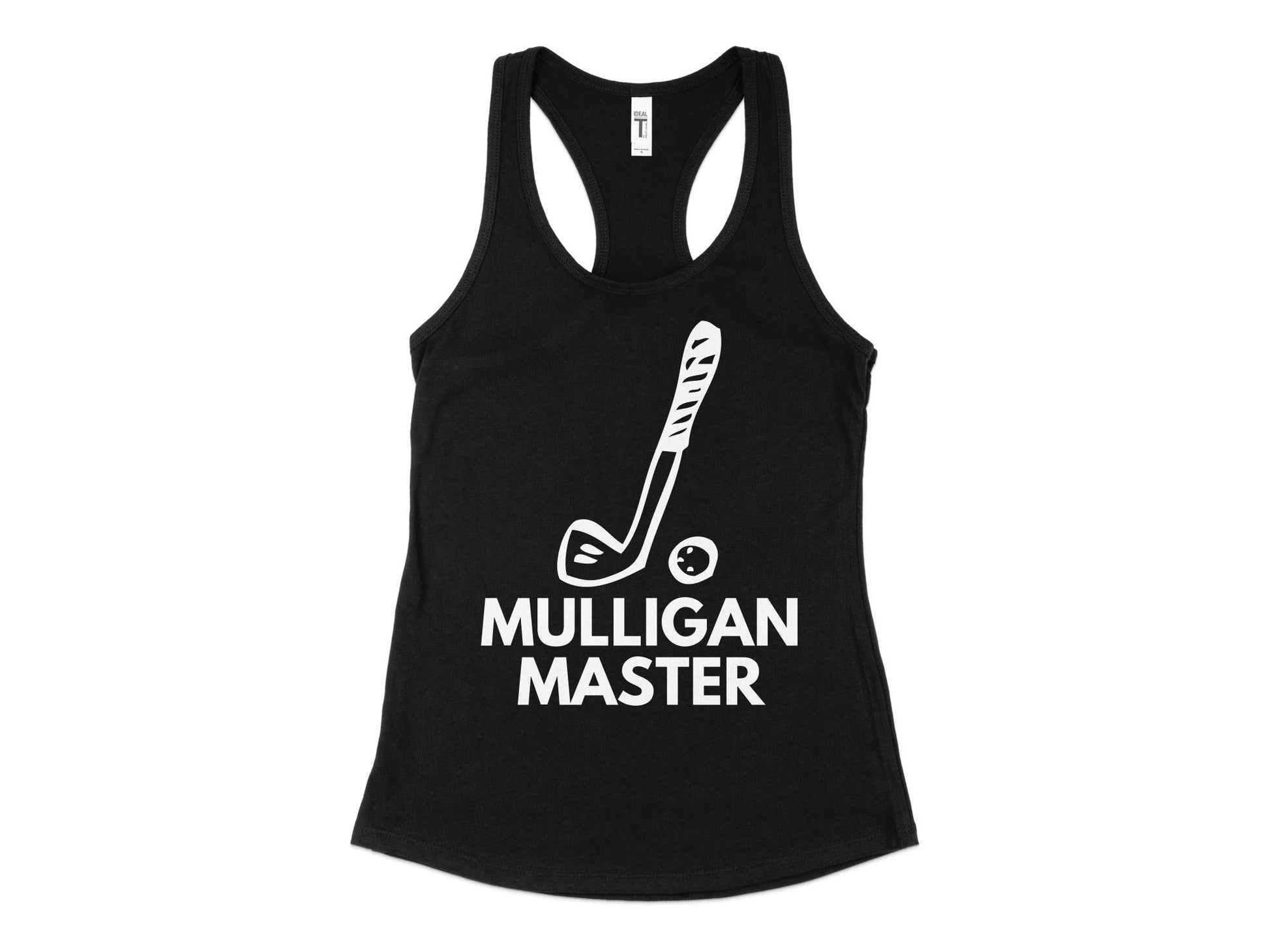 Funny Golfer Gifts  Womens Tank Top XS / Black Mulligan Master Golf Womans Tank Top