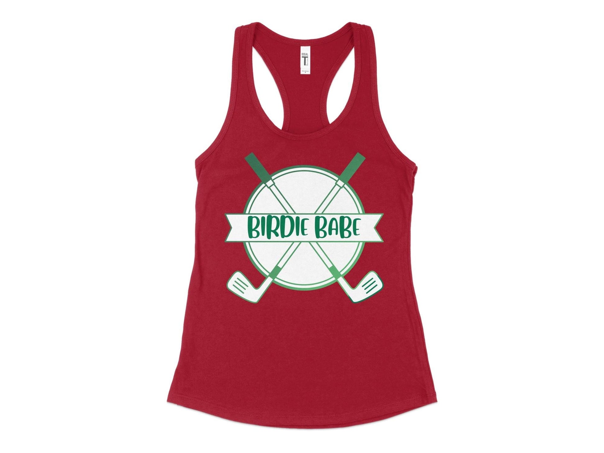 Funny Golfer Gifts  Womens Tank Top XS / Cardinal Birdie Babe Golf Womans Tank Top