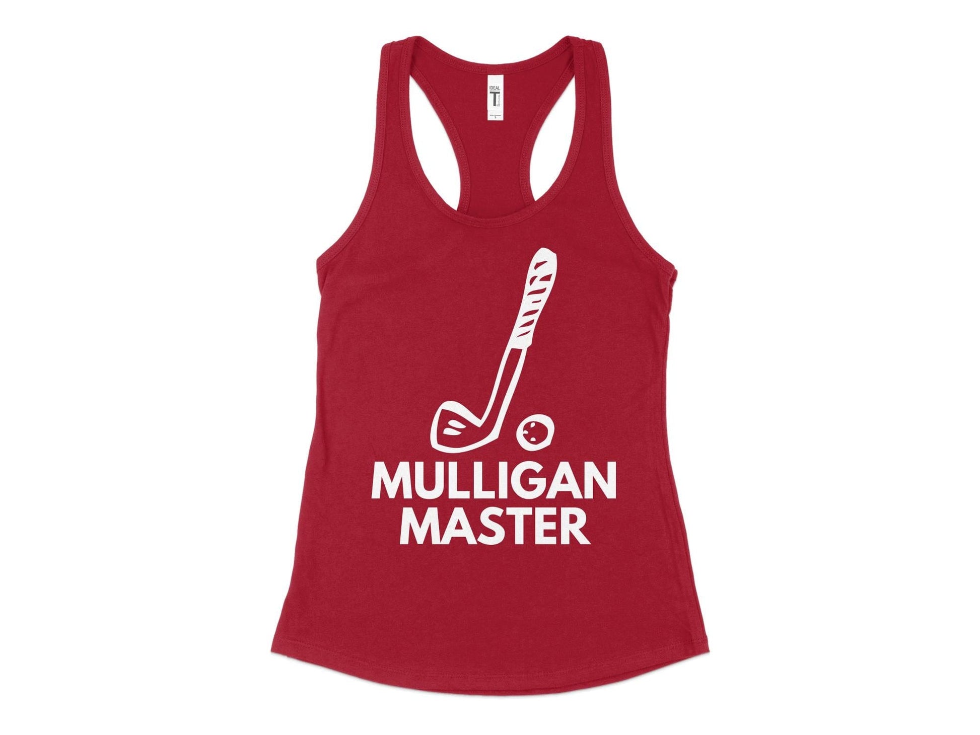 Funny Golfer Gifts  Womens Tank Top XS / Cardinal Mulligan Master Golf Womans Tank Top