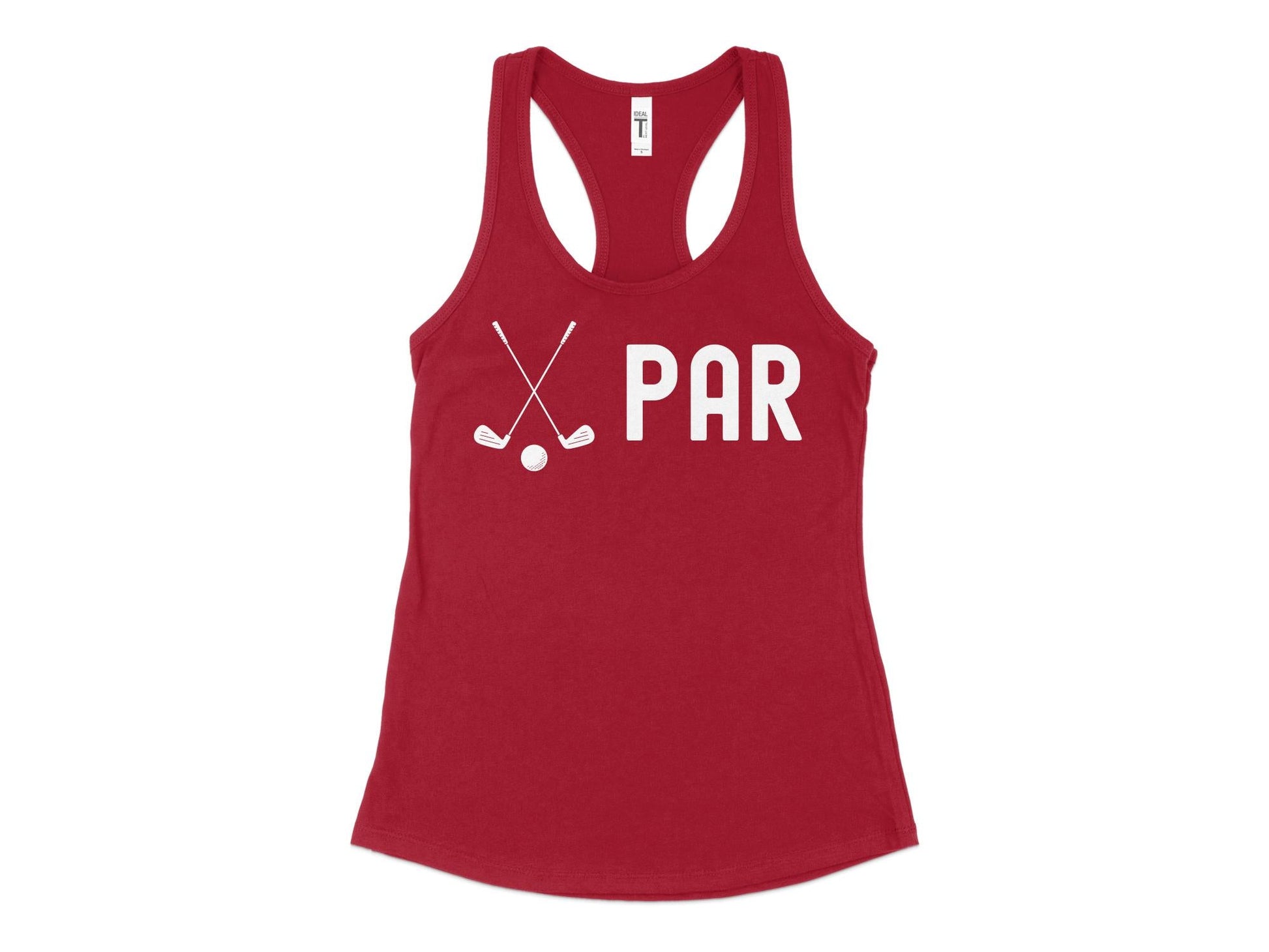 Funny Golfer Gifts  Womens Tank Top XS / Cardinal Par Golf Womans Tank Top