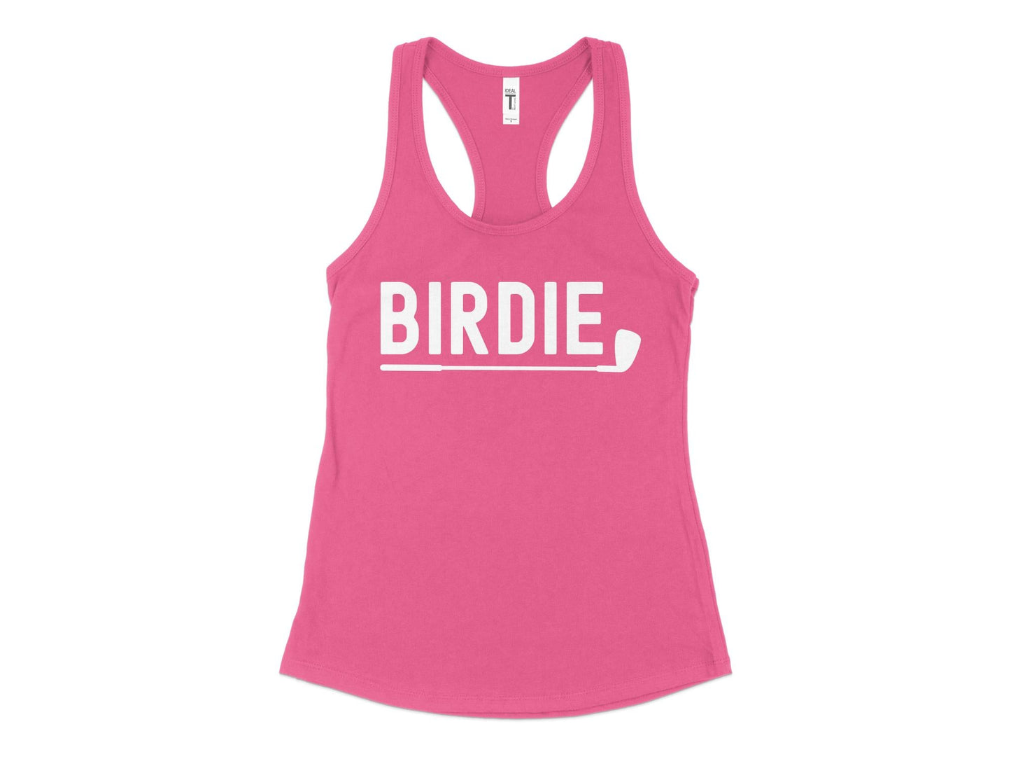 Funny Golfer Gifts  Womens Tank Top XS / Hot Pink Birdie Golf Womans Tank Top