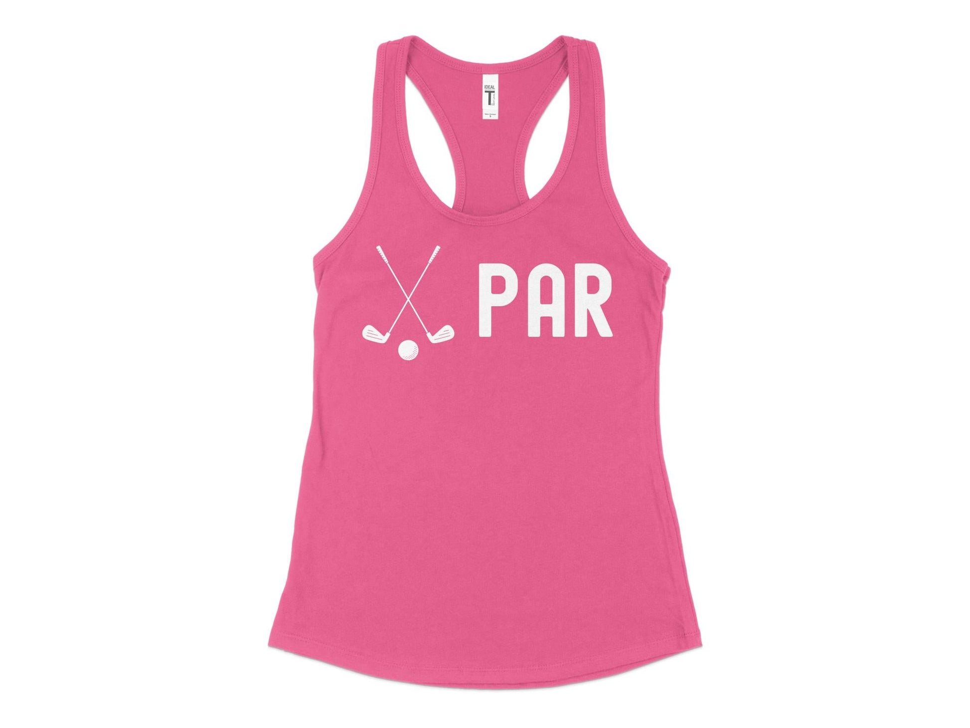 Funny Golfer Gifts  Womens Tank Top XS / Hot Pink Par Golf Womans Tank Top