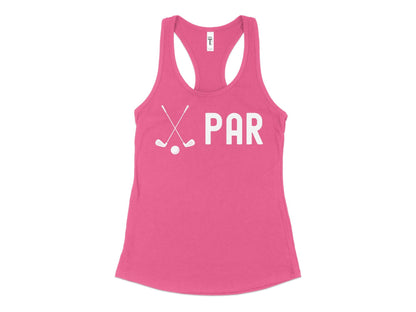Funny Golfer Gifts  Womens Tank Top XS / Hot Pink Par Golf Womans Tank Top
