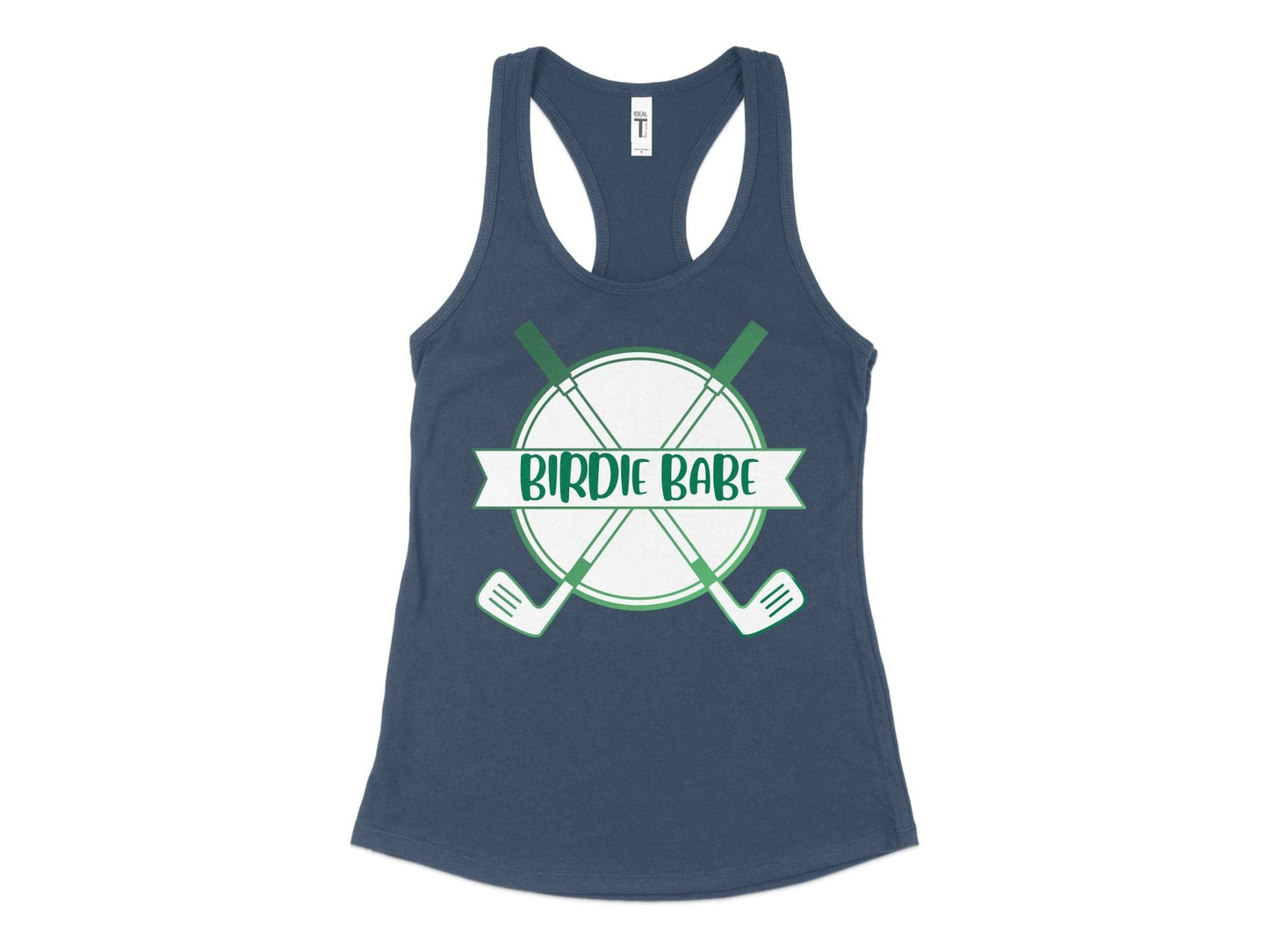Funny Golfer Gifts  Womens Tank Top XS / Indigo Birdie Babe Golf Womans Tank Top