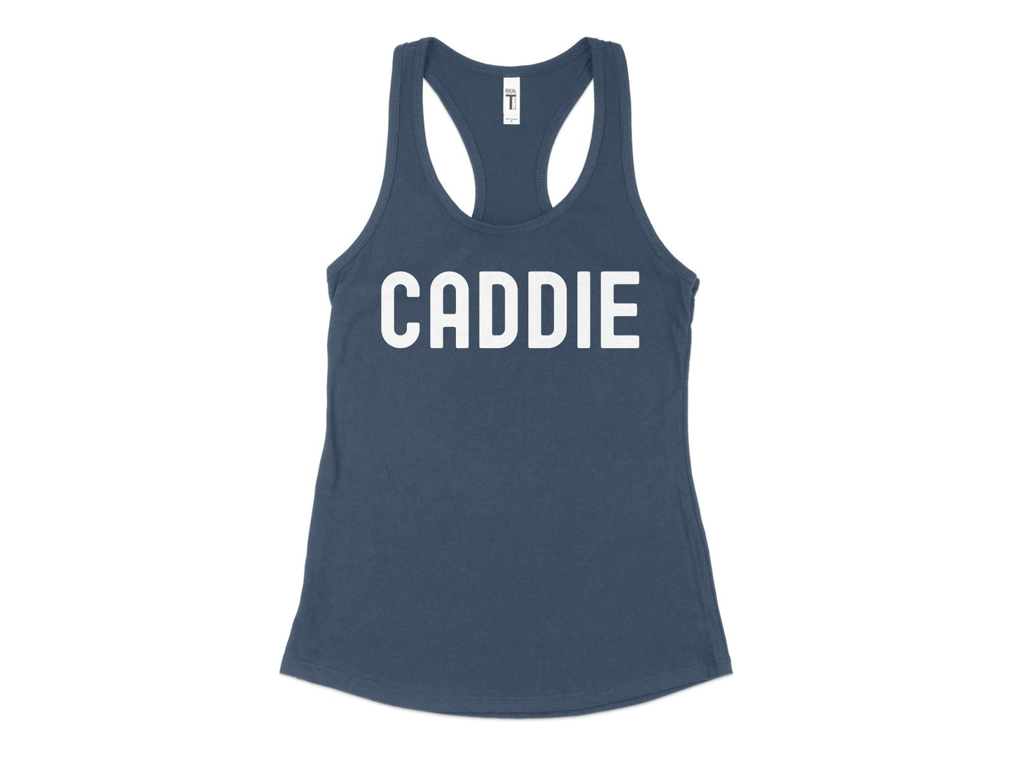 Funny Golfer Gifts  Womens Tank Top XS / Indigo Caddie Golf Womans Tank Top