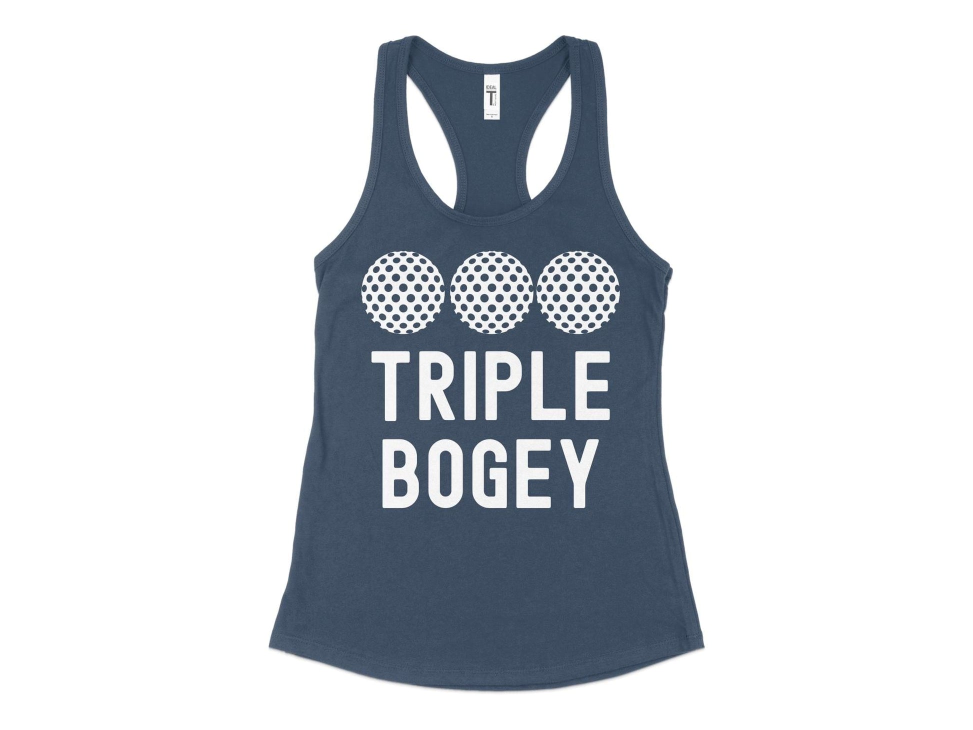 Funny Golfer Gifts  Womens Tank Top XS / Indigo Triple Bogey Golf Womans Tank Top