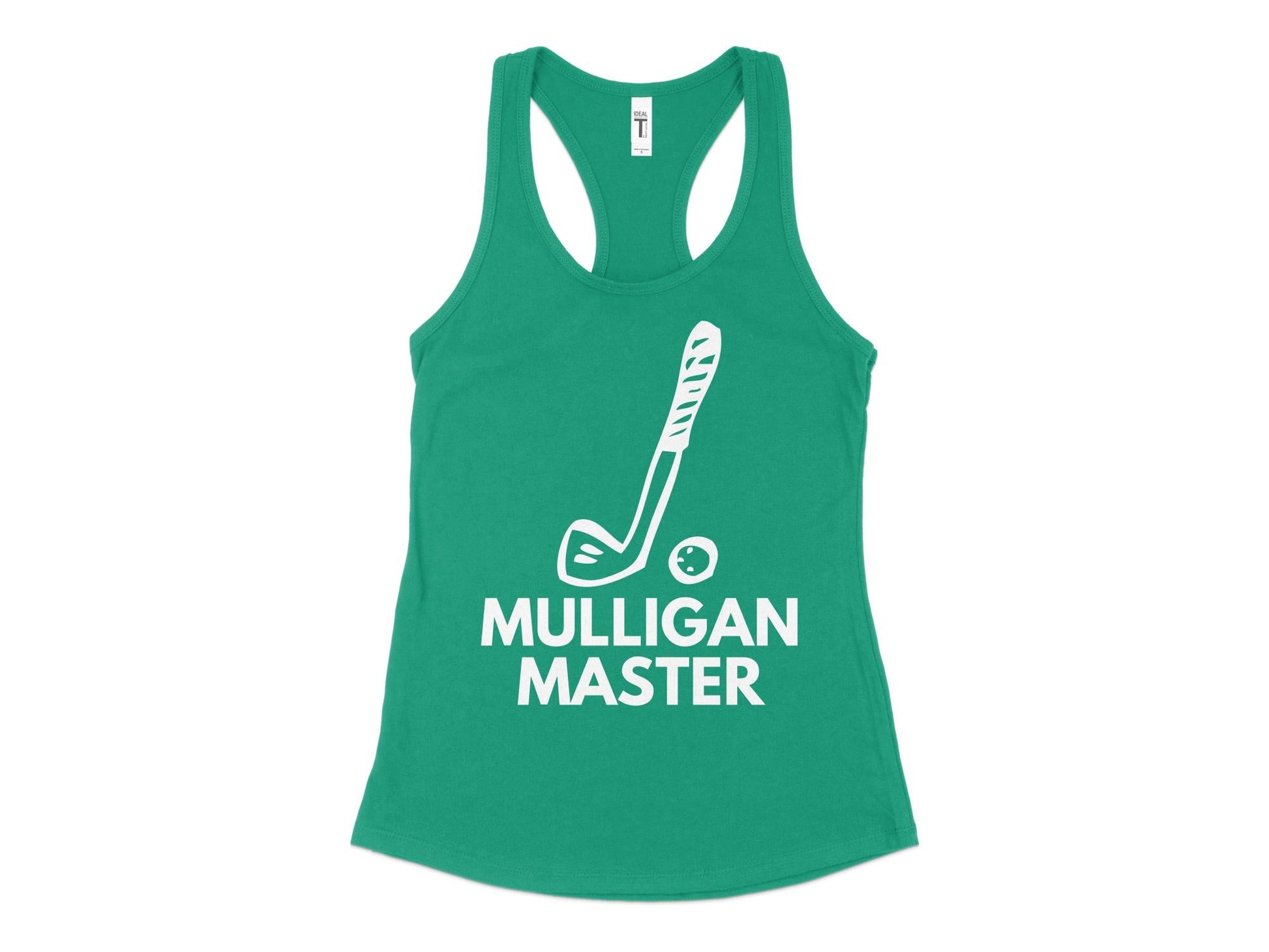 Funny Golfer Gifts  Womens Tank Top XS / Kelly Green Mulligan Master Golf Womans Tank Top