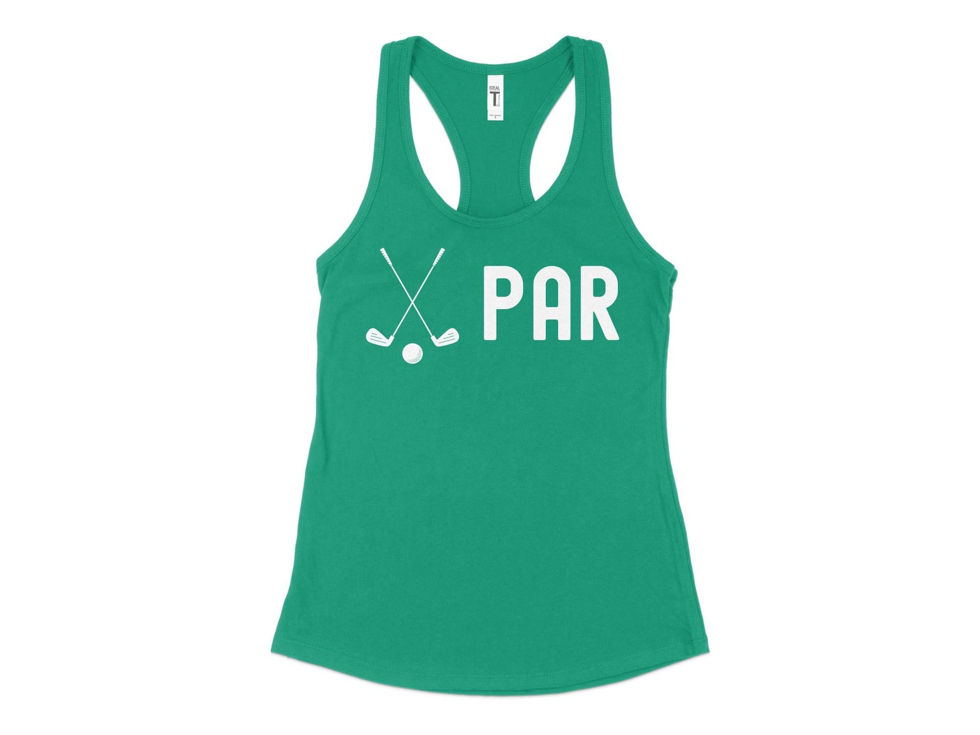Funny Golfer Gifts  Womens Tank Top XS / Kelly Green Par Golf Womans Tank Top