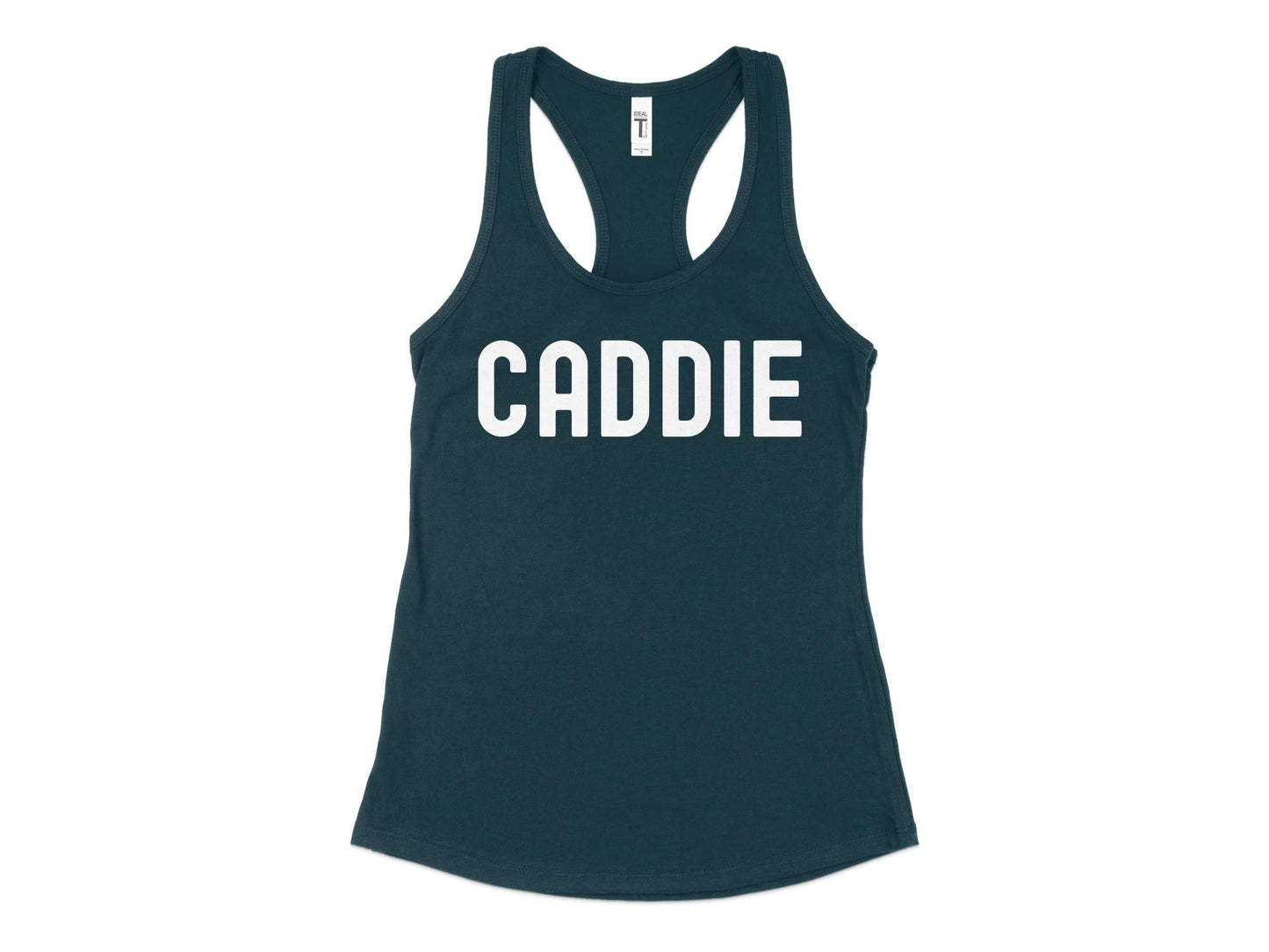 Funny Golfer Gifts  Womens Tank Top XS / Midnight Navy Caddie Golf Womans Tank Top