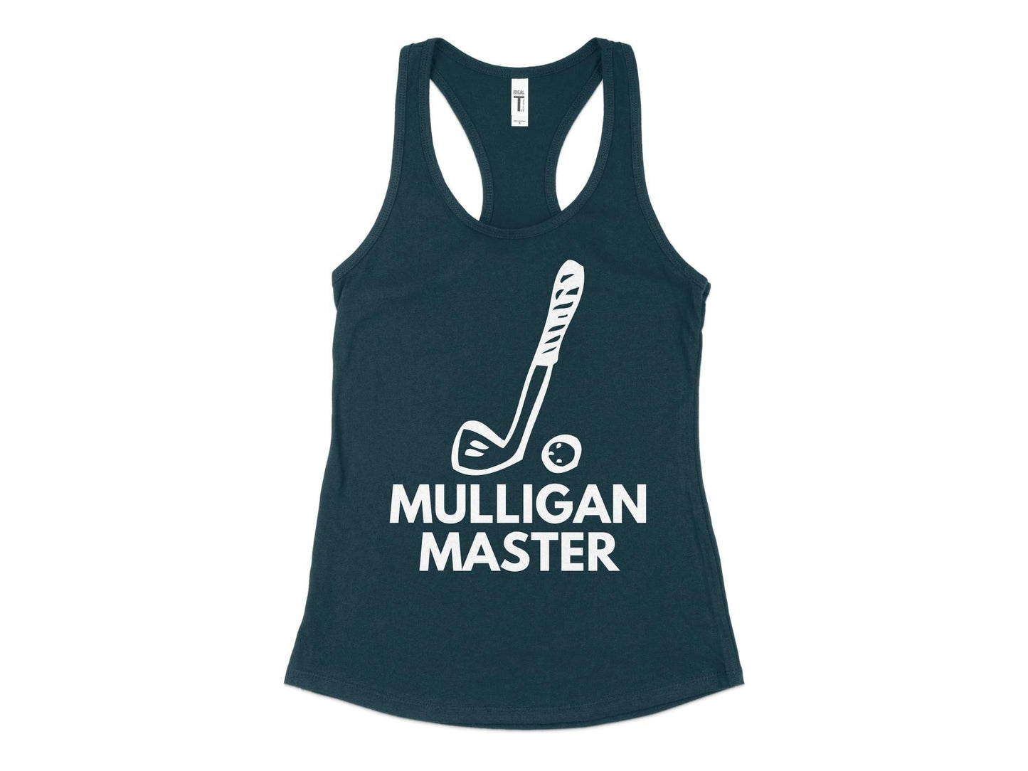 Funny Golfer Gifts  Womens Tank Top XS / Midnight Navy Mulligan Master Golf Womans Tank Top