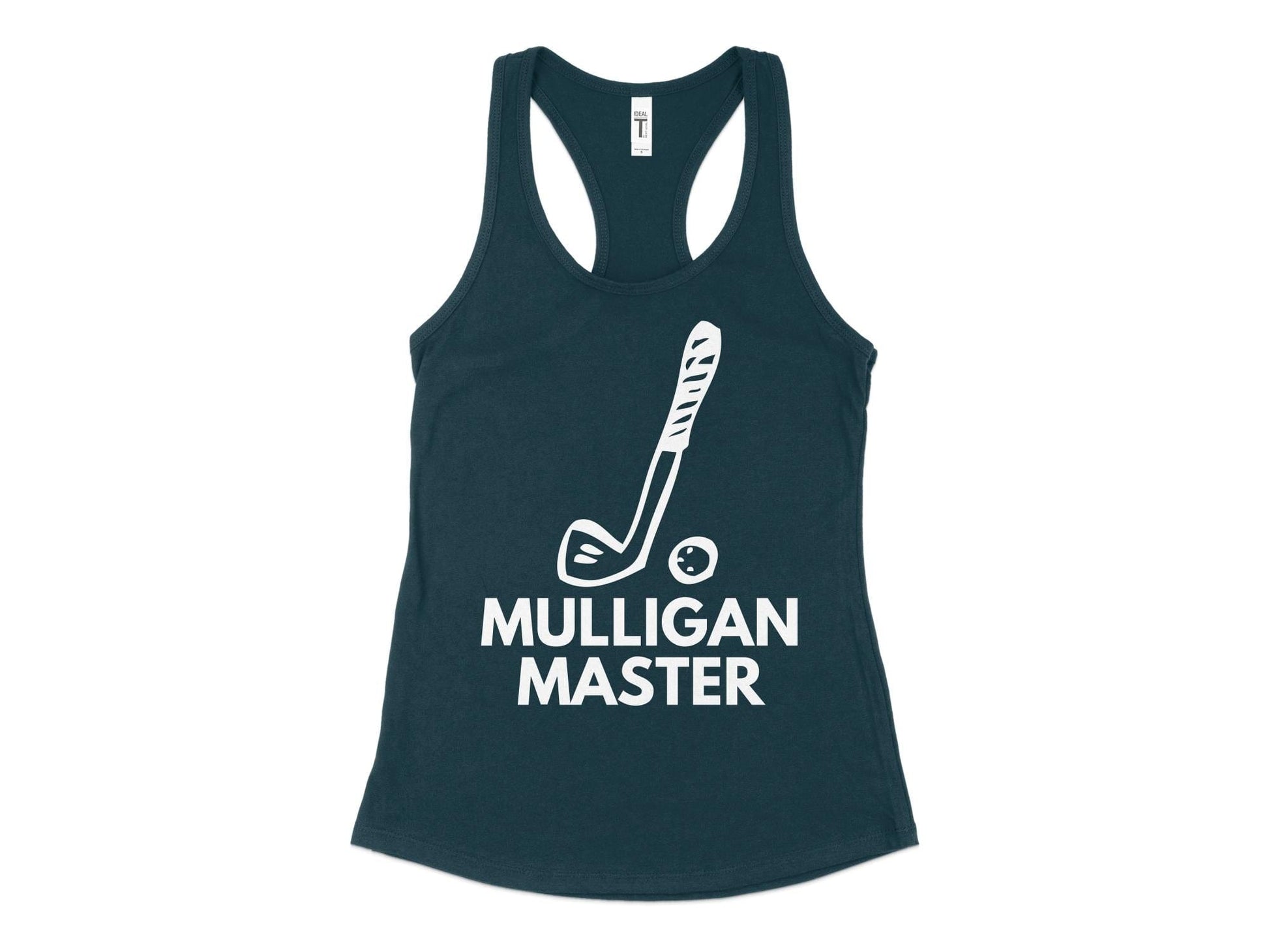 Funny Golfer Gifts  Womens Tank Top XS / Midnight Navy Mulligan Master Golf Womans Tank Top