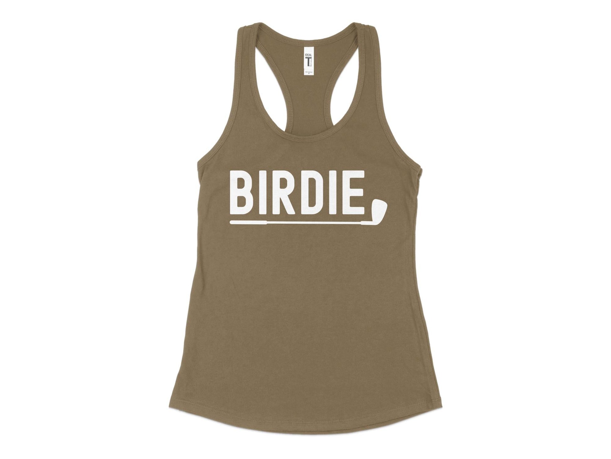 Funny Golfer Gifts  Womens Tank Top XS / Military Green Birdie Golf Womans Tank Top