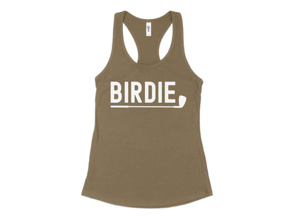 Funny Golfer Gifts  Womens Tank Top XS / Military Green Birdie Golf Womans Tank Top