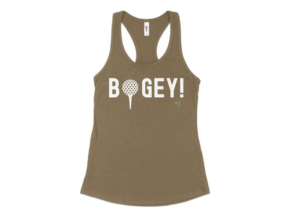 Funny Golfer Gifts  Womens Tank Top XS / Military Green Bogey Golf Womans Tank Top