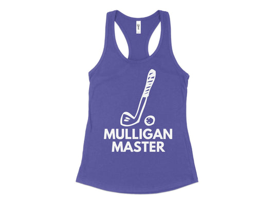 Funny Golfer Gifts  Womens Tank Top XS / Purple Rush Mulligan Master Golf Womans Tank Top