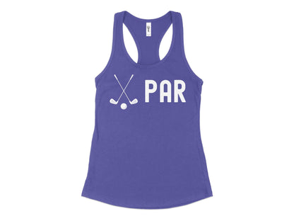 Funny Golfer Gifts  Womens Tank Top XS / Purple Rush Par Golf Womans Tank Top