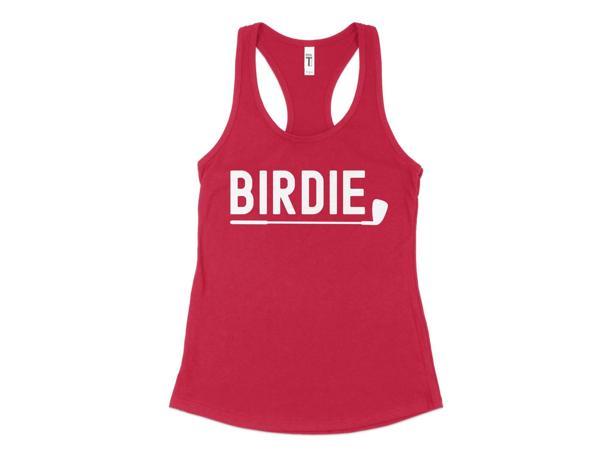 Funny Golfer Gifts  Womens Tank Top XS / Red Birdie Golf Womans Tank Top