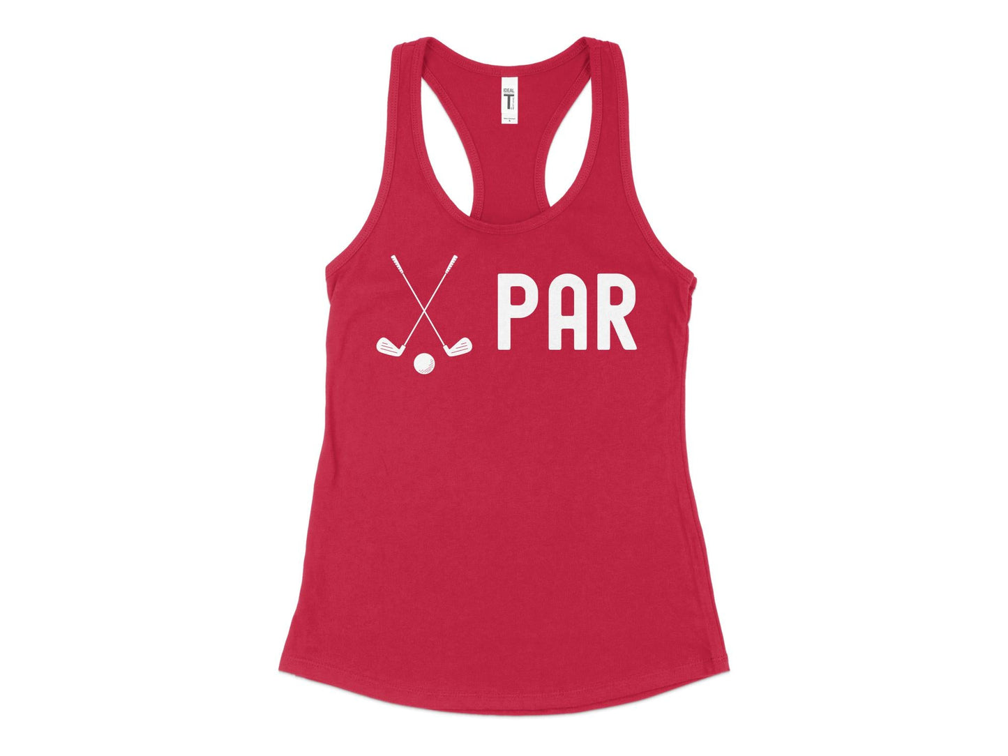 Funny Golfer Gifts  Womens Tank Top XS / Red Par Golf Womans Tank Top