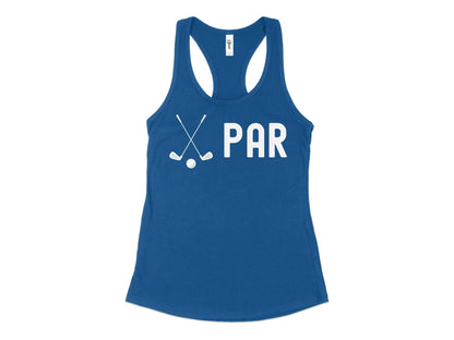 Funny Golfer Gifts  Womens Tank Top XS / Royal Par Golf Womans Tank Top