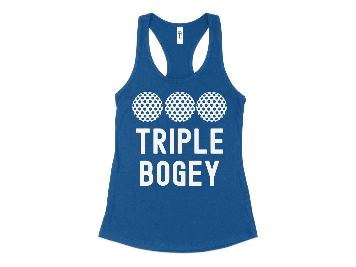 Funny Golfer Gifts  Womens Tank Top XS / Royal Triple Bogey Golf Womans Tank Top